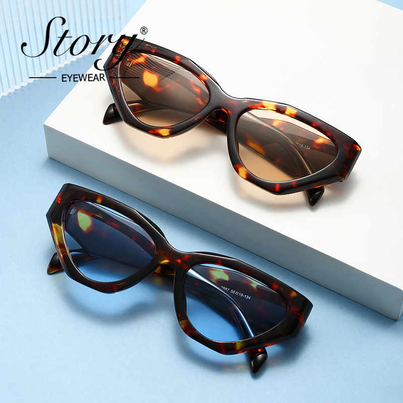 STORY Trendy Grote Cat Eye Zon - Streetwear Brand Red recensie en prijs
