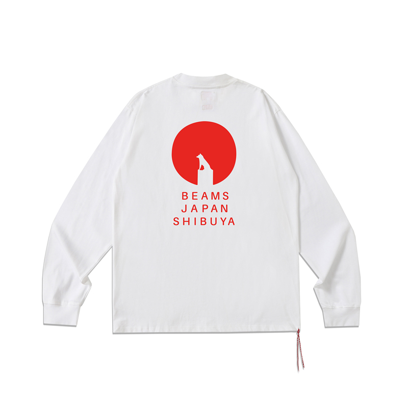 Streetwear merk Beams T-shirt  - Streetwear Brand Red recensie en prijs